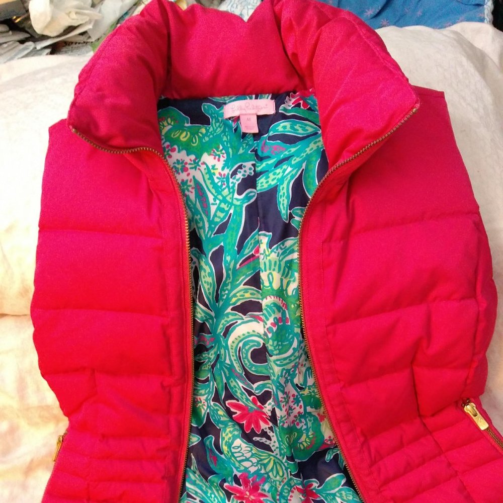 Lilly Pulitzer Syd puffer vest medium